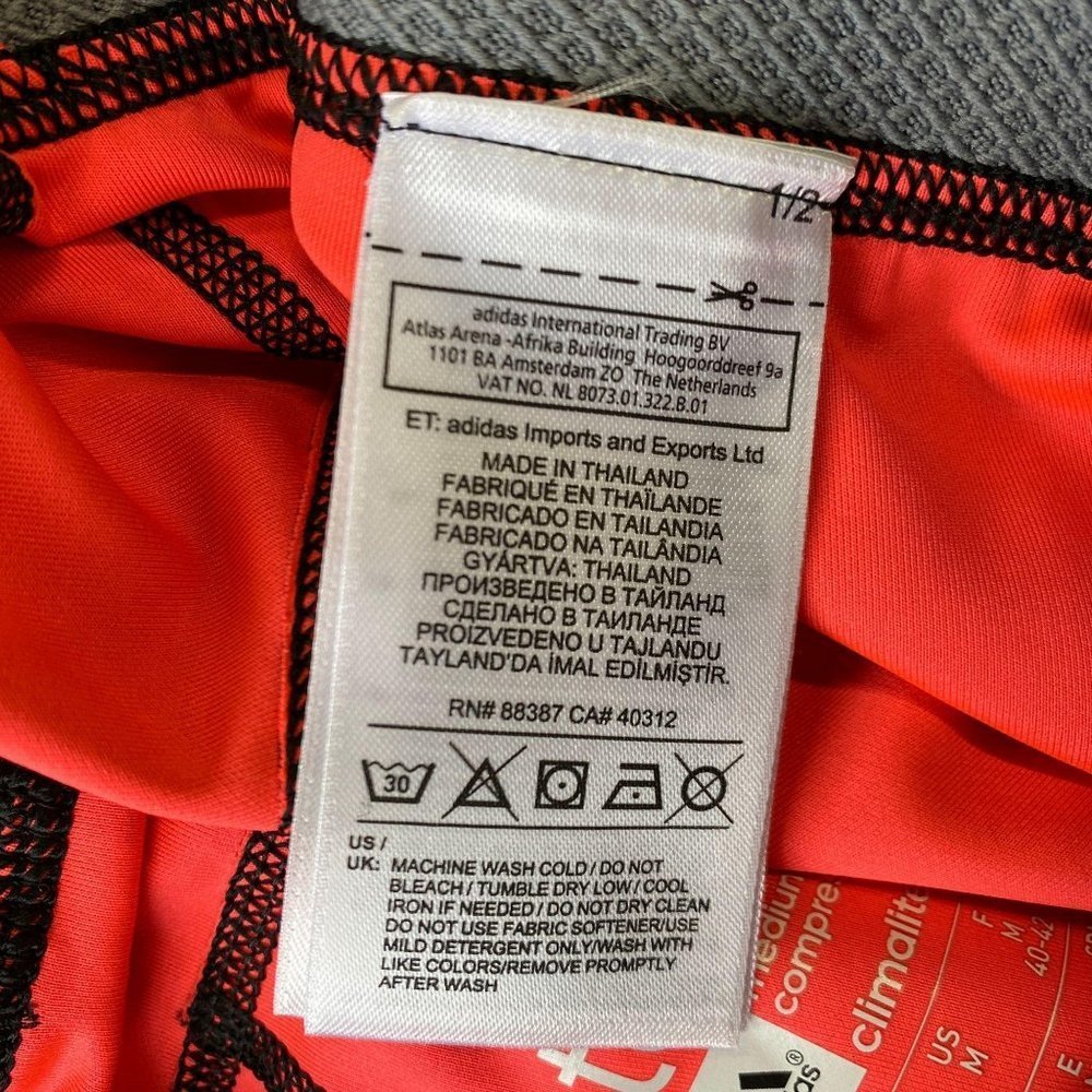 Adidas Red Pattern Capri Legging - image 7